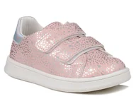 Buty dla dziewczynek - Buty dziecięce Wojtyłko 25383 sportowe różowe dziewczęce na rzepy -25 - miniaturka - grafika 1