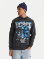 Bluzy męskie - DC Shoes Bluza Skull Shock Crew EDYSF03251 Szary Regular Fit - miniaturka - grafika 1