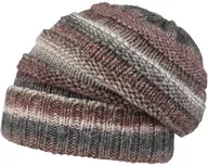 Czapki damskie - Czapka z Mankietem i Polarem Bernardo by Lierys, szaro-czerwony, One Size - miniaturka - grafika 1