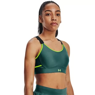 Biustonosz treningowy Under Armour UA Infinity Crossover High -  zielony - UNDER ARMOUR - Bielizna sportowa damska - miniaturka - grafika 1