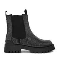 Buty dla dziewczynek - Botki Juicy Couture EO-CS6590-10 Czarny - miniaturka - grafika 1