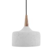 Lampy sufitowe - Beliani Lampa wisząca biała BURANO - miniaturka - grafika 1