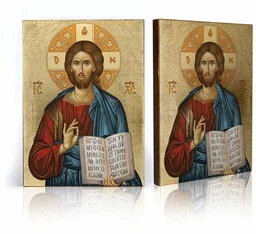 Ikona religijna Chrystus Pantokrator - Ikony i obrazy sakralne Ikona religijna Chrystus Pantokrator - Ikony i obrazy sakralne - miniaturka - grafika 1