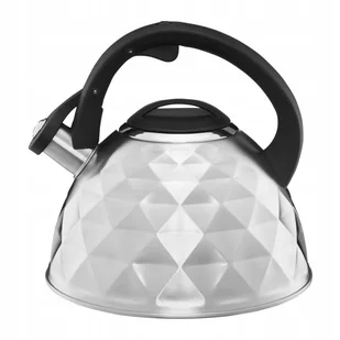 CZAJNIK NIERDZEWNY 2,5 L AMBITION DIAMOND INDUKCJA GAZ SREBRNY - Czajniki na gaz - miniaturka - grafika 1