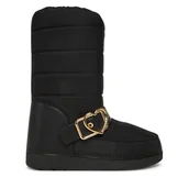 Śniegowce damskie - Śniegowce LOVE MOSCHINO JA24442G0NISK00B Czarny - miniaturka - grafika 1