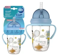 Kubki dla dzieci - Canpol Babies Kubek Niekapek Z Rurką Obciążnik 6m+ - miniaturka - grafika 1