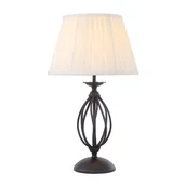 Lampy stojące - Elstead Lighting Artisan 1Lt Table Lamp Black ART/TL BLACK Elstead lampa stołowa abażurowa ART/TL BLACK) - miniaturka - grafika 1