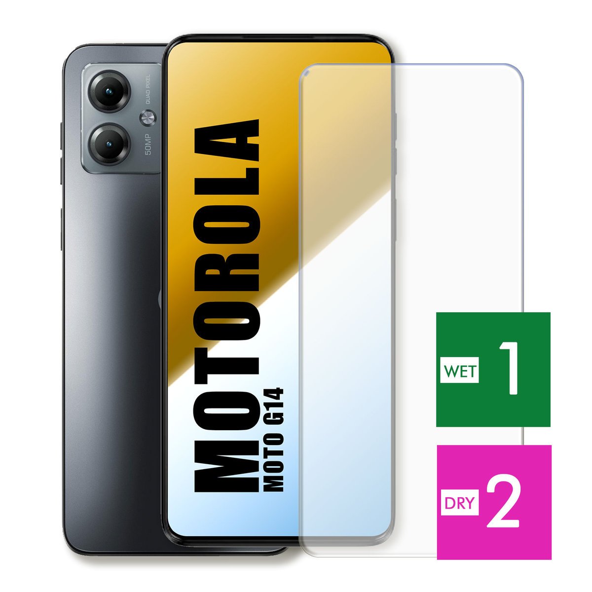 WZMOCNIONE SZKŁO DO MOTOROLA MOTO G14 SZYBKA HARTOWANE 9H JAKOŚĆ