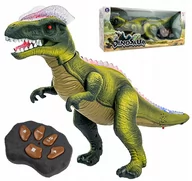 Figurki dla dzieci - Interaktywny Zdalnie Sterowany Dinozaur Chodzi Led - miniaturka - grafika 1