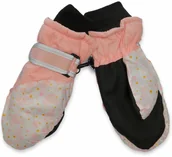 Rękawiczki dla dzieci - Dziewczęce jednopalczaste rękawiczki narciarskie Scorpio Jasny Róż - miniaturka - grafika 1