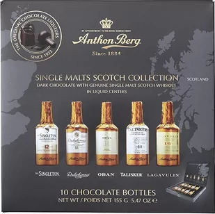 Anthon Berg Czekoladki Buteleczki Single Malts 155 g - Bombonierki i czekoladki - miniaturka - grafika 1