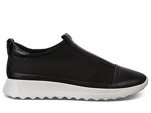 Sneakersy ECCO FLEXURE czarne wsuwane skóra 37 - Sneakersy damskie - miniaturka - grafika 1