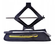 Podnośniki - Lewarek 1T Zestaw + Klucz teleskopowy + Pokrowiec - miniaturka - grafika 1