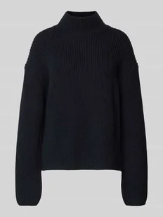 Sweter o luźnym kroju z dzianiny z grubej, czystej bawełny ekologicznej - Swetry damskie - miniaturka - grafika 1