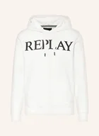 Moda i Uroda OUTLET - Replay Bluza Z Kapturem weiss - miniaturka - grafika 1