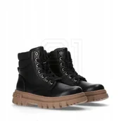 Botki damskie - Buty Tommy Hilfiger Lace-Up Bootie W T3A5-33052-0328999-999 36 - miniaturka - grafika 1