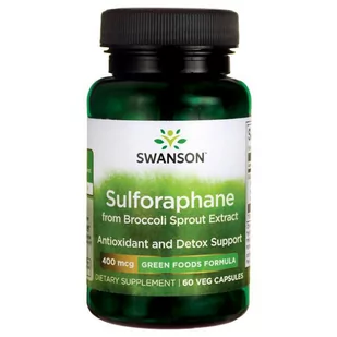 SWANSON Sulforaphane 60vegcaps - Witaminy i minerały dla sportowców - miniaturka - grafika 1