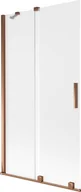 Parawany nawannowe - Mexen Velar parawan nawannowy 2-skrzydłowy rozsuwany 100 x 150 cm, szron, różowe złoto - 896-100-000-31-60 - miniaturka - grafika 1