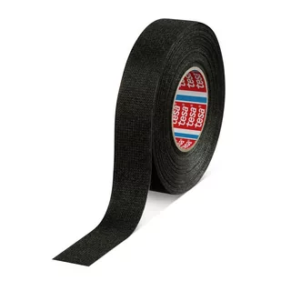 Taśma materiałowa tesa® do wiązkowania przewodów 15m x 19mm, czarna - Folie i taśmy malarskie - miniaturka - grafika 1