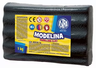 Astra Modelina 1kg czarna - Masy plastyczne - miniaturka - grafika 1