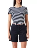 Spodnie damskie - Tommy Hilfiger Damskie spodnie bawełniane Tencel Chino Rw Short, Desert Sky, 32 - miniaturka - grafika 1
