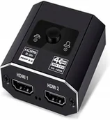 Kable - SWITCH HDMI 2.0 2x1 SPLITTER 1x2 4K60Hz ROZDZIELAC - miniaturka - grafika 1