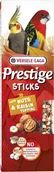 Karma dla ptaków - Versele Laga Prestige Sticks Kolby ziarnowe z orzechami i posypką rodzynkową dla średnich i dużych papug 140 g - miniaturka - grafika 1