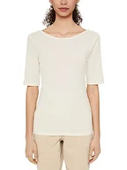 Koszulki i topy damskie - edc by ESPRIT T-shirt damski, 110/Off White, M - miniaturka - grafika 1