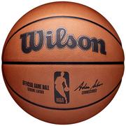 Koszykówka - Wilson NBA Official Game Ball WTB7500ID, unisex, piłki do koszykówki, Pomarańczowe - miniaturka - grafika 1