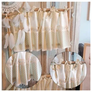 Zazdrostka Firanka na Troki z Bawełny Lambrekin Boho do kuchni 100/40cm - Firany - miniaturka - grafika 1