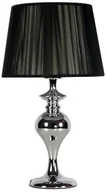 Lampy stojące - Czarna lampa stołowa z dekoracyjnym nitkowym abażurem - 6X V164 W5-A30 - miniaturka - grafika 1