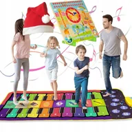Zabawki interaktywne dla dzieci - Mata Muzyczna Interaktywna Taneczna Pianinko Nagrywanie Keyboard Gra Dzieci - miniaturka - grafika 1