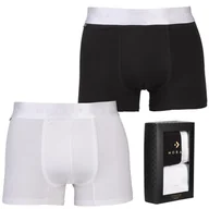 Majtki męskie - BOKSERKI MĘSKIE Gładkie Premium 2 Pak MORAJ r. XL - miniaturka - grafika 1