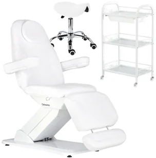 Zestaw fotel kosmetyczny elektryczny + taboret + pomocnik kosmetyczny - Fotele kosmetyczne Zestaw fotel kosmetyczny elektryczny + taboret + pomocnik kosmetyczny - Fotele kosmetyczne - miniaturka - grafika 1