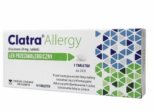 Clatra Allergy Lek przeciwalergiczny, 10 tabletek - Clatra Allergy Lek przeciwalergiczny, 10 tabletek - Leki na alergię - miniaturka - grafika 2