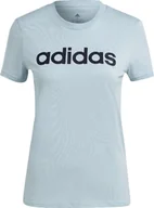 Bluzki damskie - Koszulka damska adidas Loungewear Essentials Slim Logo Tee adidas IM2832-L - miniaturka - grafika 1