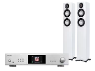 Zestawy stereo - Rotel S14 (srebrny) + Carina FS247.4 (biały) - miniaturka - grafika 1