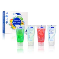 Kosmetyki do kąpieli - SBR Zestaw kosmetyków TRISWIM TRAVEL SET 4x90 ml - miniaturka - grafika 1