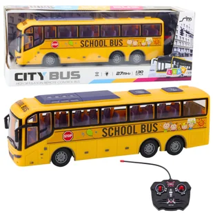 ZDALNIE STEROWANY AUTOBUS SZKOLNY ŚWIATŁA ŻÓŁTY - Zabawki zdalnie sterowane - miniaturka - grafika 1
