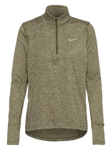 Nike Koszulka funkcyjna w kolorze khaki - Koszulki sportowe damskie - miniaturka - grafika 1