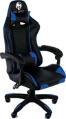 Fotele gamingowe - Fotel Hell-Gamer C680 niebieski - miniaturka - grafika 1