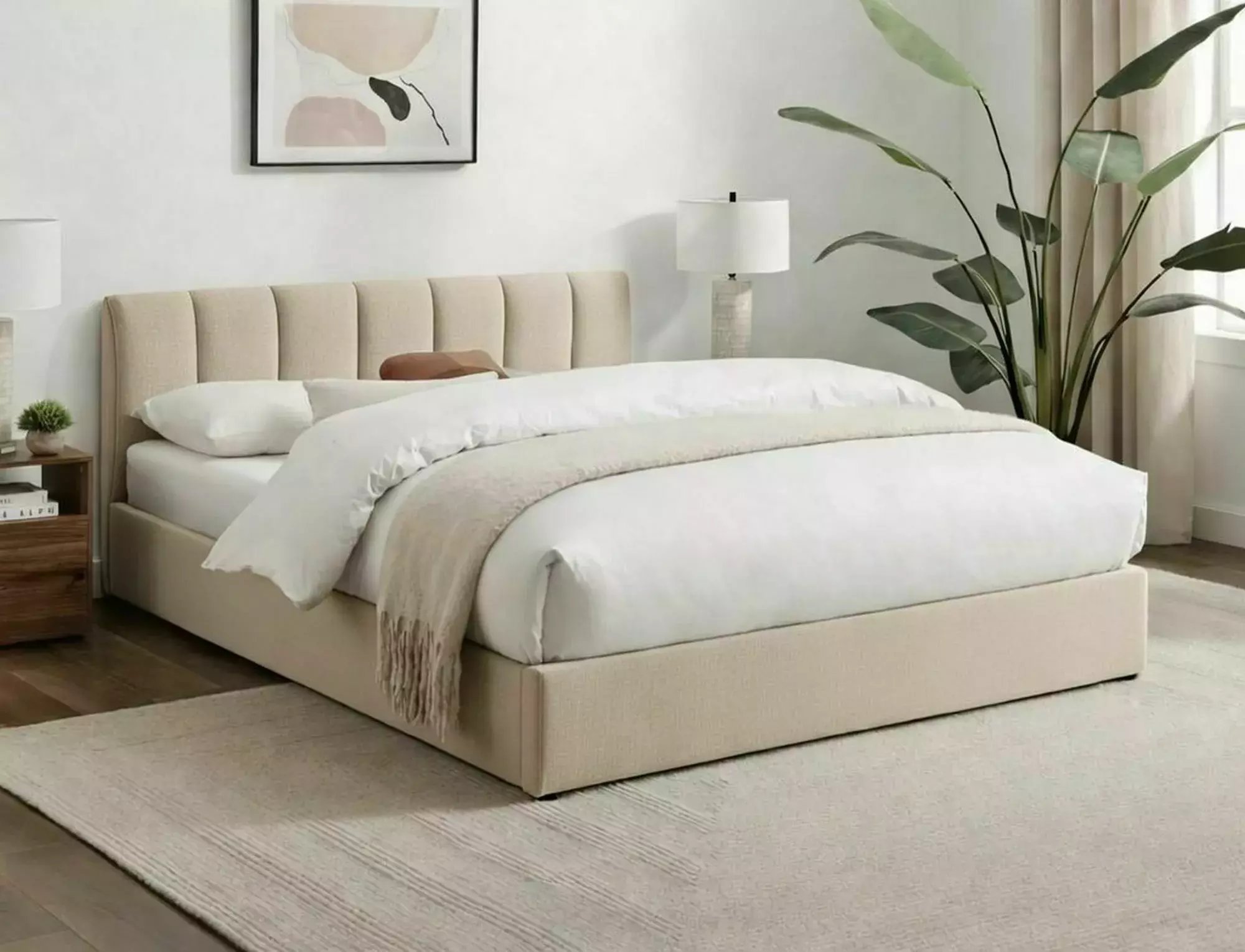 Signal ŁÓŻKO MONTREAL RAVEN 120X200 KOLOR BEŻ 22