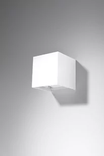 Sollux Kinkiet LUCA Biały LED IP54 SL.0544 Sollux SL.0544 - Lampy ogrodowe - miniaturka - grafika 1
