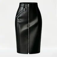 Spódnice - TEMU Spódnica ołówkowa damska na zamek, elegancka, stylowa, prosta i uniwersalna do dojazdów i codziennego noszenia, na powrót do sezonu, spódnica - miniaturka - grafika 1