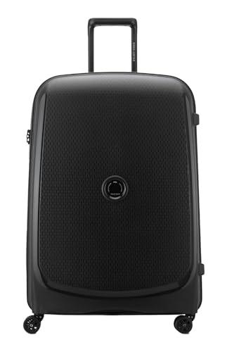 DELSEY PARIS - Belmont Plus - Duża walizka twarda z recyklingu i recyklingu - 76x52x32 cm - 102 litry - L - Czarny, Walizka, czarny, Walizka