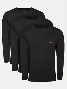 Hugo Komplet 3 longsleeve 50492631 Czarny Regular Fit - Koszulki męskie - miniaturka - grafika 1