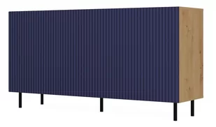 KOMODA KAMA 3 DRZWI SLIM ARTISAN/GRANAT KOMPLET - Komody - miniaturka - grafika 1