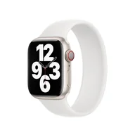 Akcesoria do smartwatchy - APPLE STRAP SOLO MN733ZM/A SILIKONOWY PASEK DO APPLE WATCH 40MM / 41MM WHITE SIZE 8 - miniaturka - grafika 1