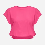 Koszulki i topy damskie - ONLY Kobiety ONLMAY S/S Cropped Box JRS Top, Shocking Pink, M, Shocking Pink, M - miniaturka - grafika 1