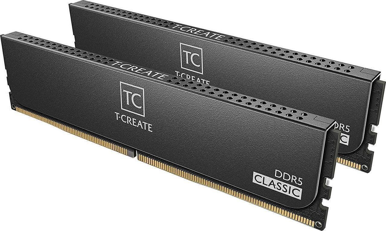 Team Group DDR5 - 64GB - 6400 - CL - 34 2x 32 GB dual kit, RAM Kolor: CZARNY, CTCED564G6400HC34BDC01, T-CREATE EXPERT, AMD EXPO CTCED564G6400HC34BDC01